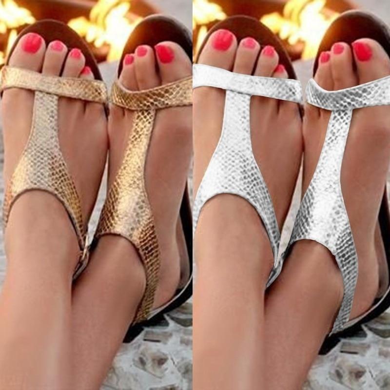 Women Soft Leather Gladiator Sandals Women Casual  Shoes
