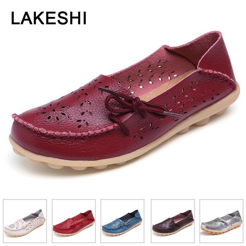 PU Leather Flats Shoes Female Loafers Women Casual Shoes