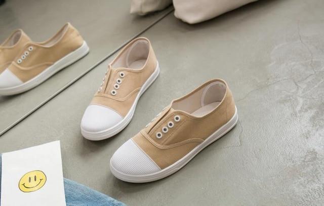 New Fashion shallow women canvas Breathable shoes