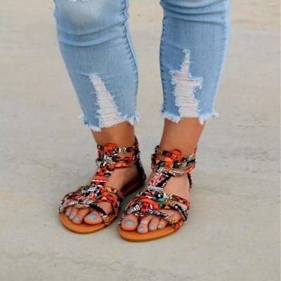 Bohemian Women Flat Shoes Torridity Gladiator  Sandal