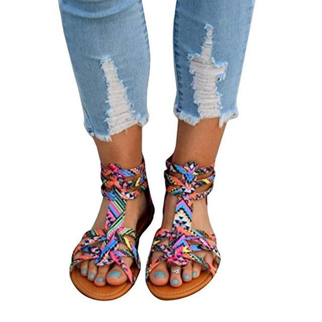 Bohemian Women Flat Shoes Torridity Gladiator  Sandal