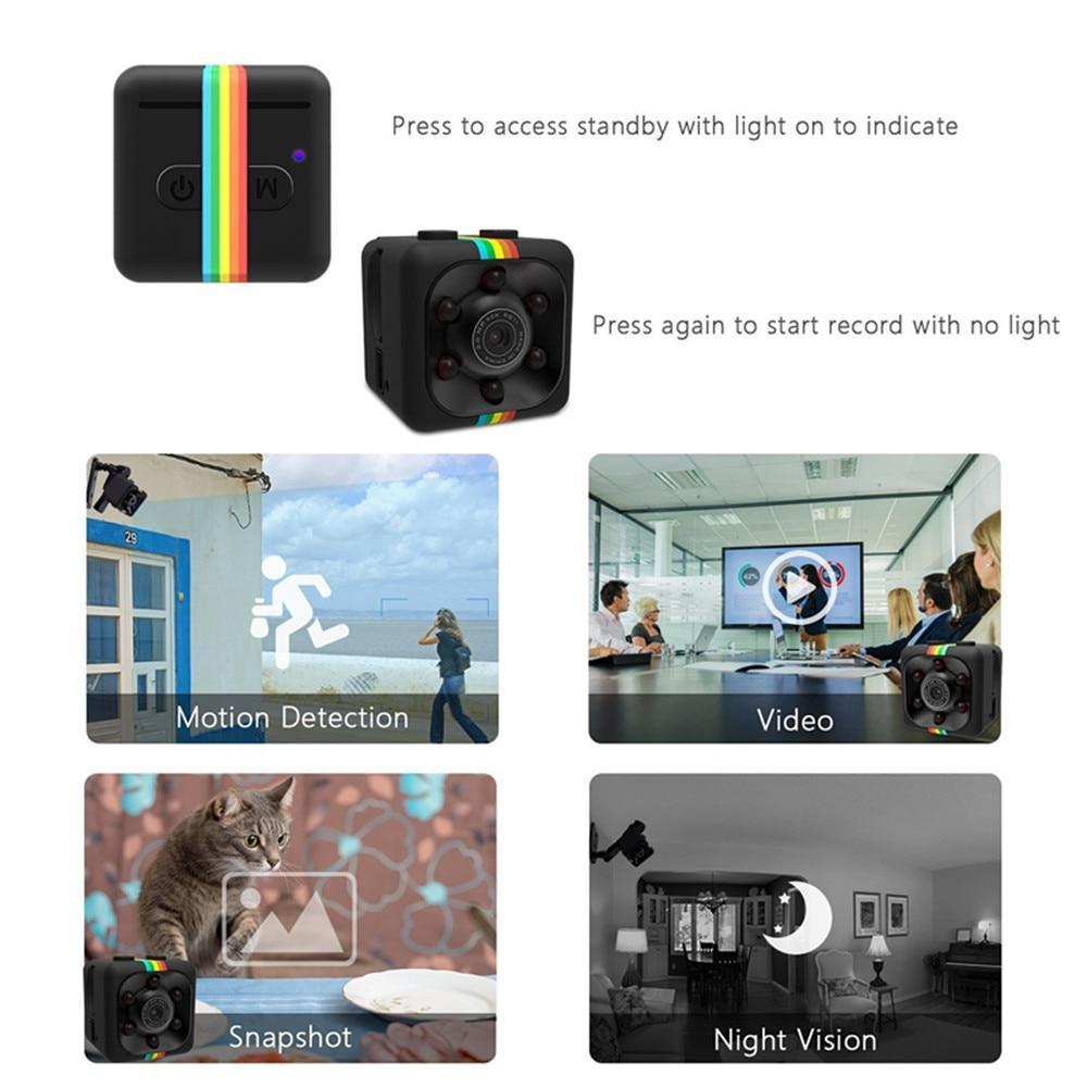 Mini Camera HD 1080P small cam Sensor Night Vision Camcorder Micro video Camera DVR DV Motion Recorder Camcorder SQ 11