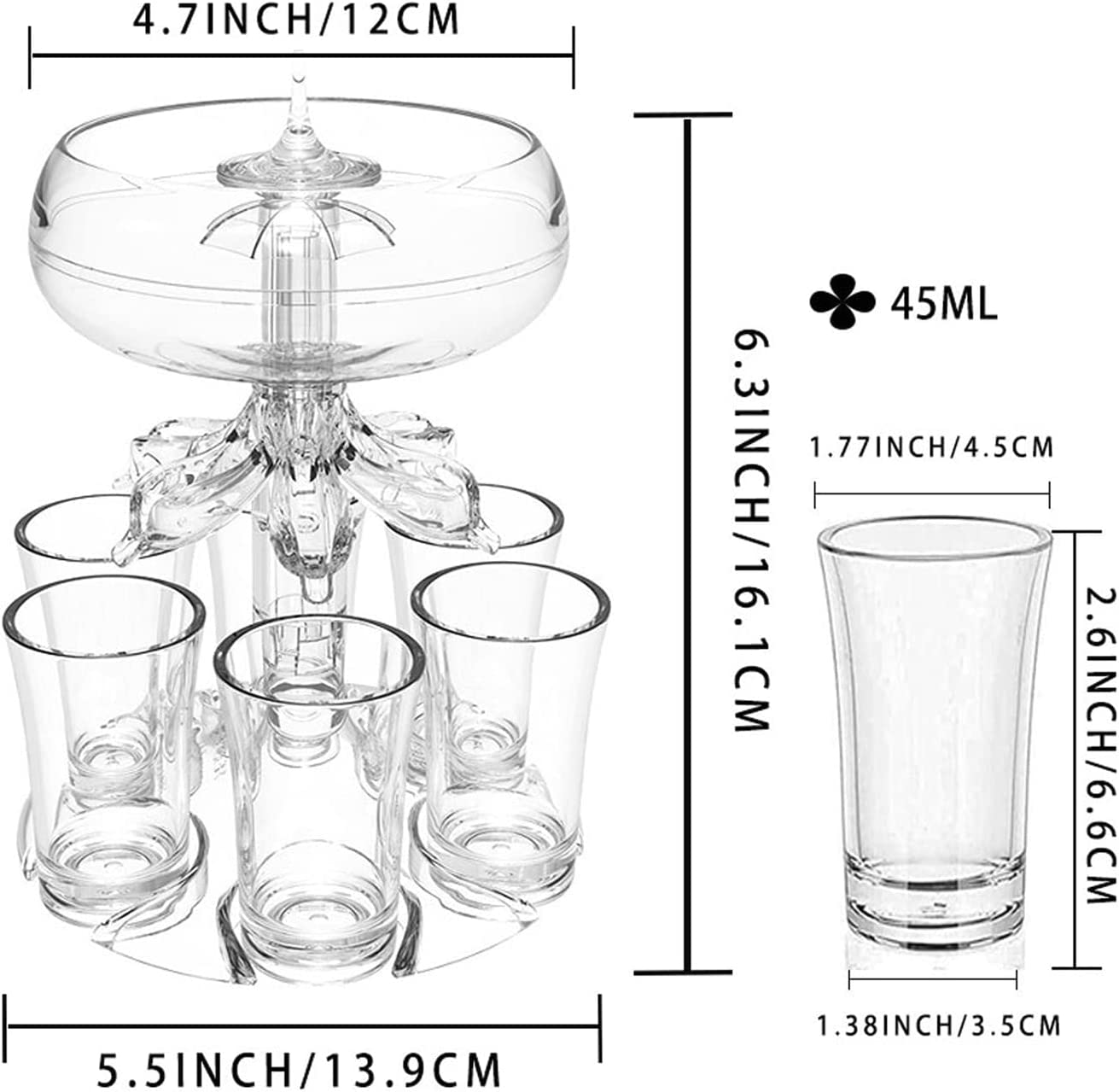 6 Shot Dispenser