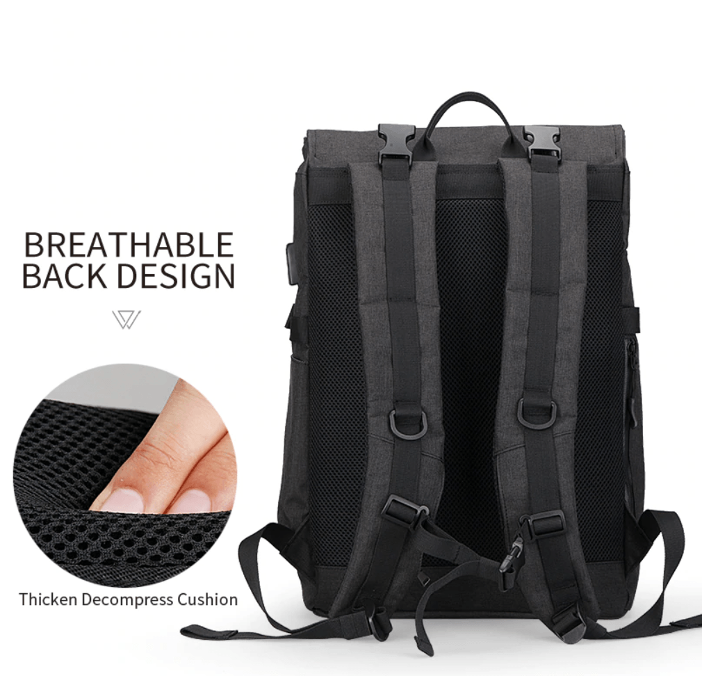 Large Capacity USB Backpack