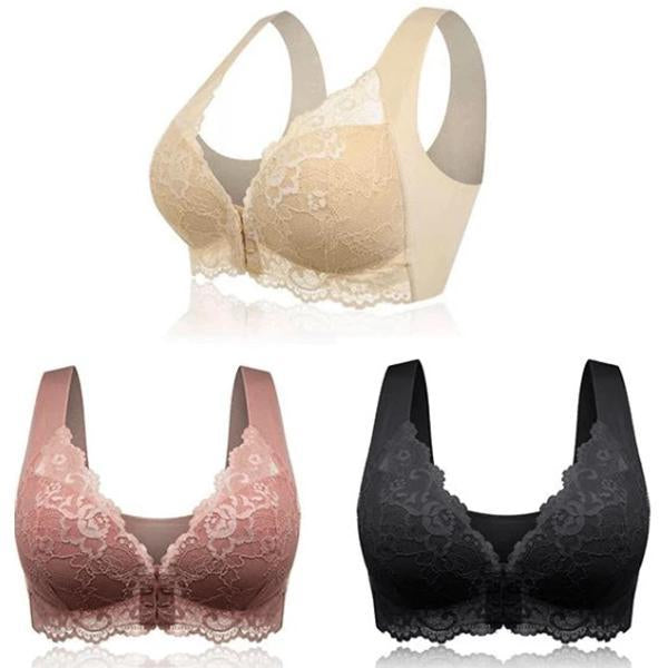 Front Closure Extra-Elastic Breathable Bra