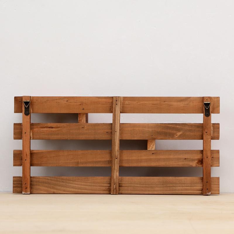 Entryway Wood Hanging Shelf
