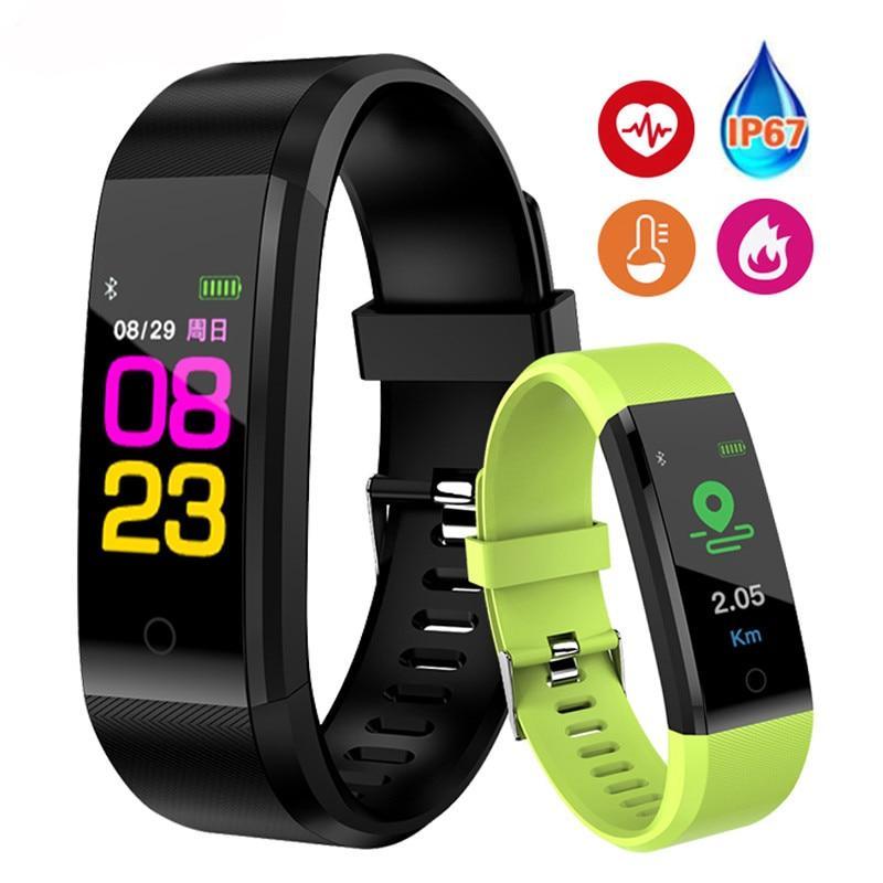 Sports Smart Band Heart Rate Fitness Tracker Smart Bracelet Waterproof Smartband Blood Pressure Smart Wristband Smart Watch Men