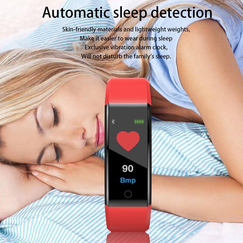Sports Smart Band Heart Rate Fitness Tracker Smart Bracelet Waterproof Smartband Blood Pressure Smart Wristband Smart Watch Men