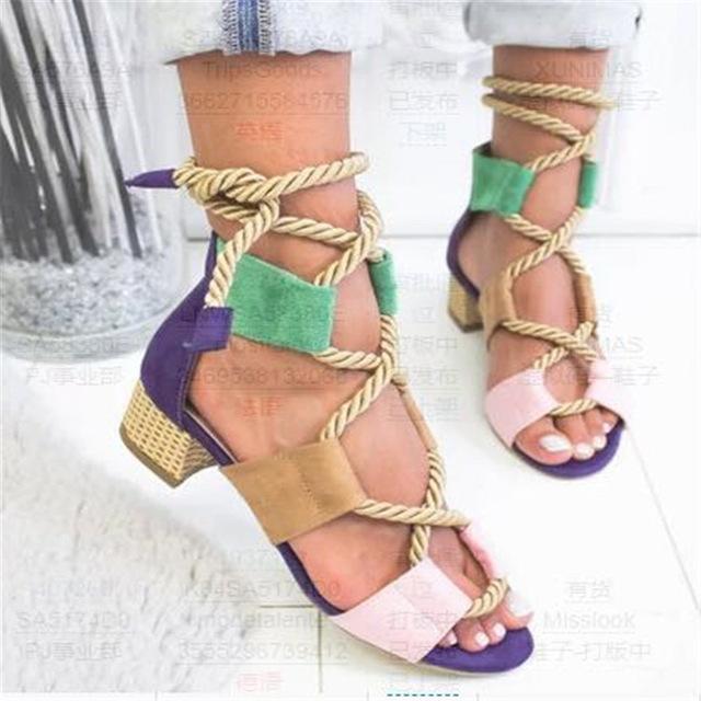 Fashion fasten Espadrilles Women Sandals