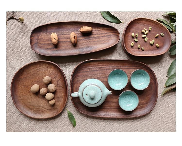 Walnut Serving Plates