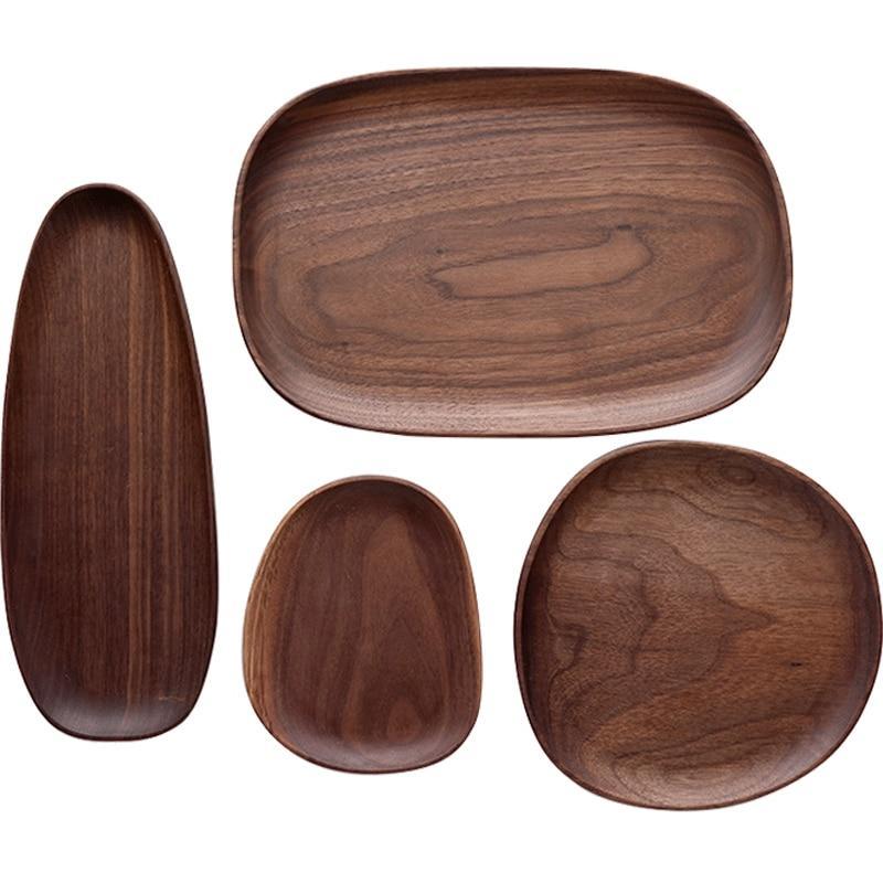 Walnut Serving Plates