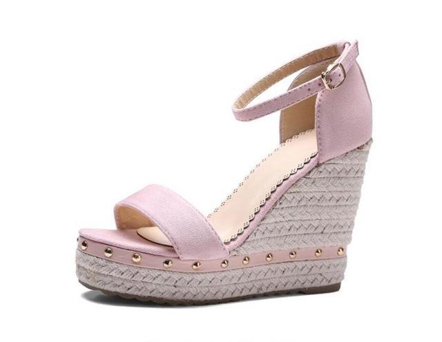 Women Sandals  Platform Sandals High Heels Shoes Ankle Strap Ladies Sandals