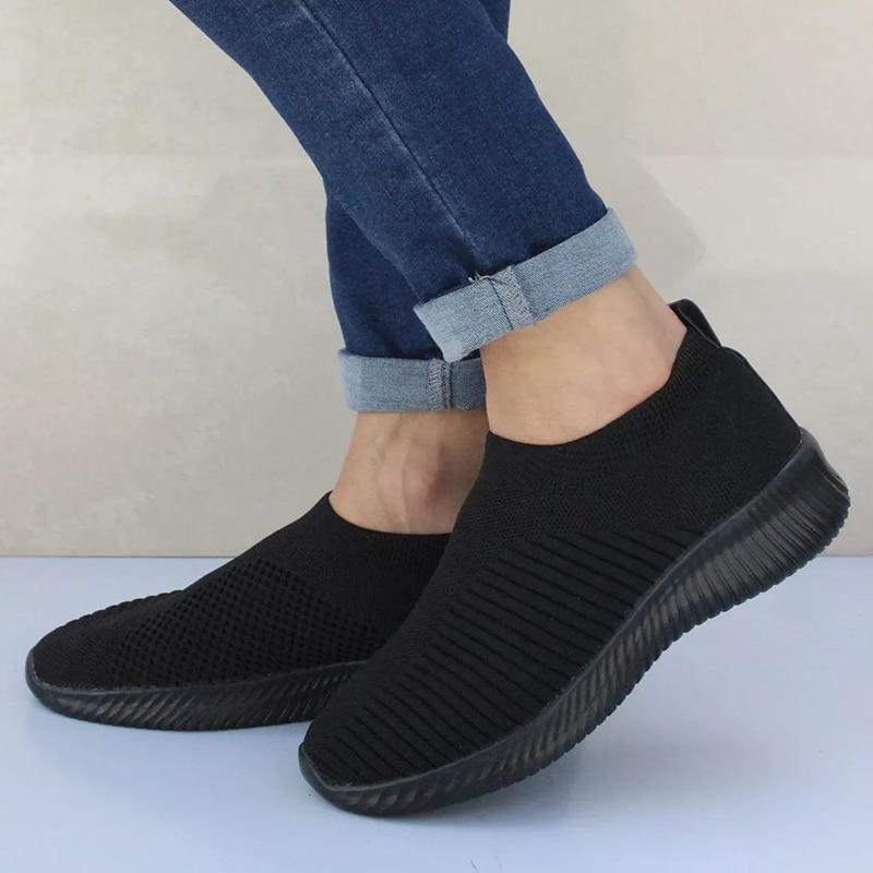 Women Shoes Knitting Sock Sneakers