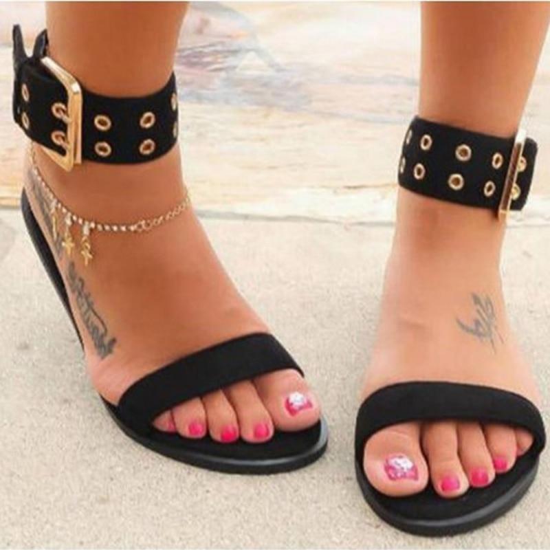 Women flats sandals gladiator  transparent open toe jelly shoes