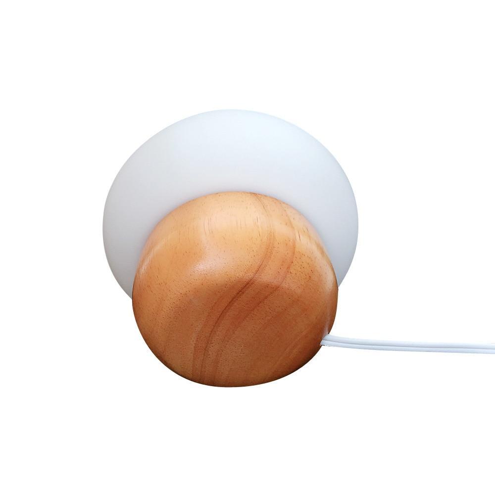 Wooden Mushroom Night Light