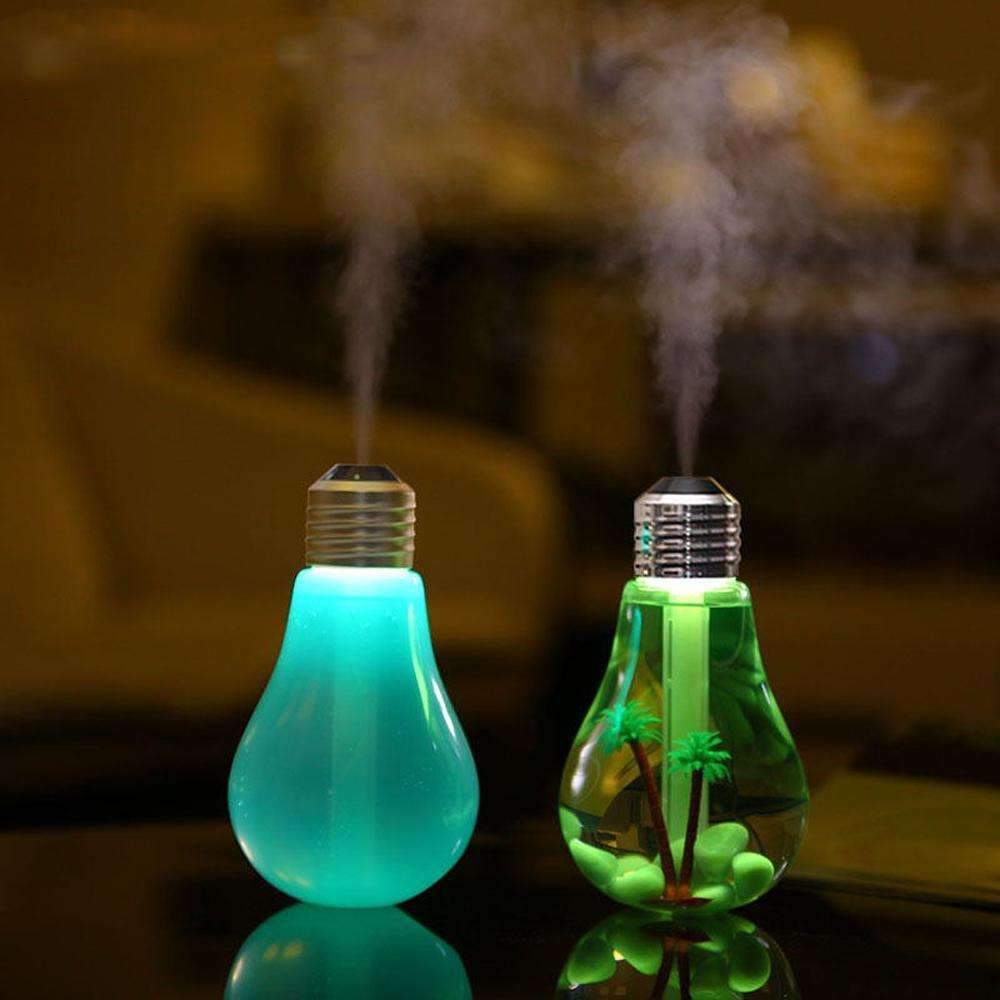 LED Portable Air Humidifier - Operation Moisturizer with 7 Color Changing