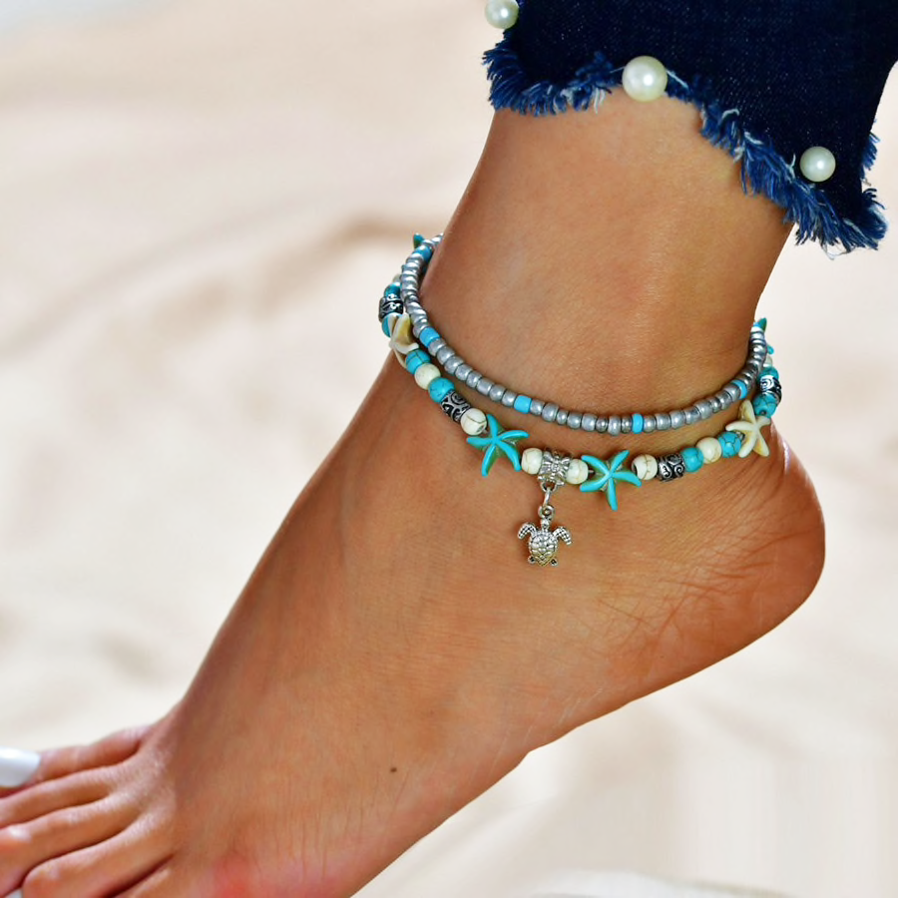 Bohemian Beach Anklet