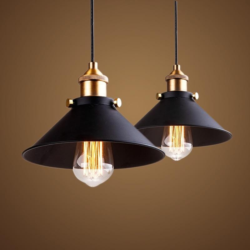 Black Industrial Pendant Light