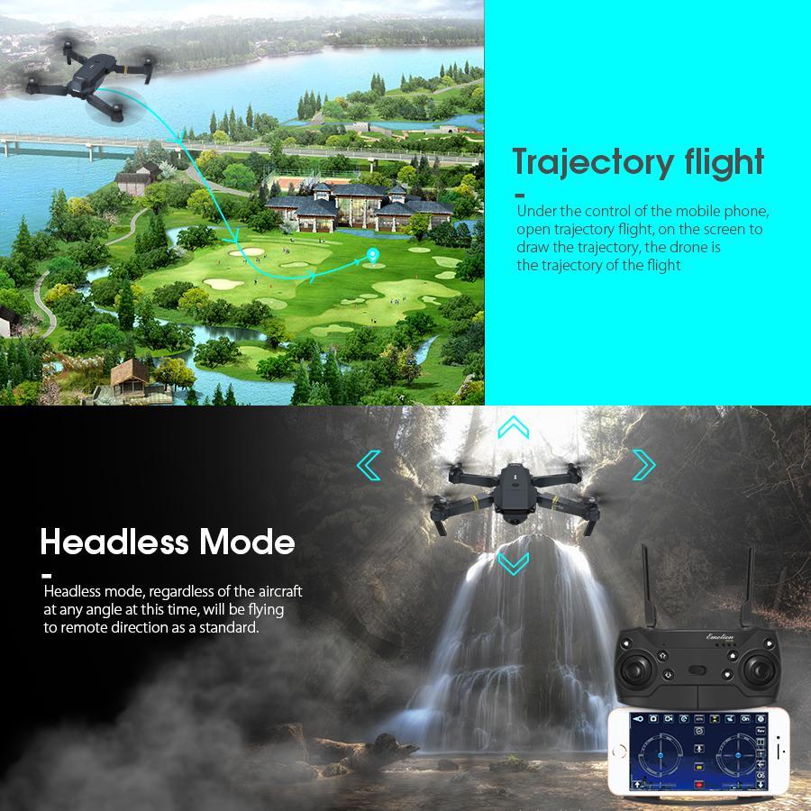 Skyhawk HD Foldable Air Selfie Drone With Camera 2MP