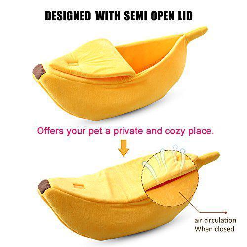 Cozy Banana Pet Bed