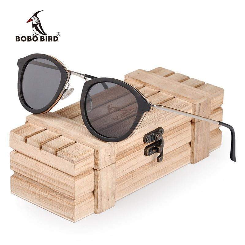 BOBO BIRD Natural Wooden Sunglasses