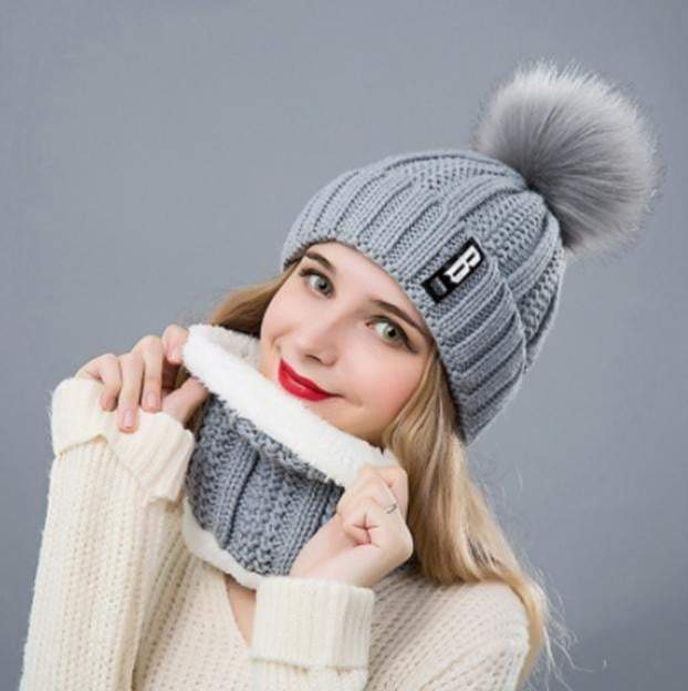 Winter Fashion Cotton Knitted Beanies Caps