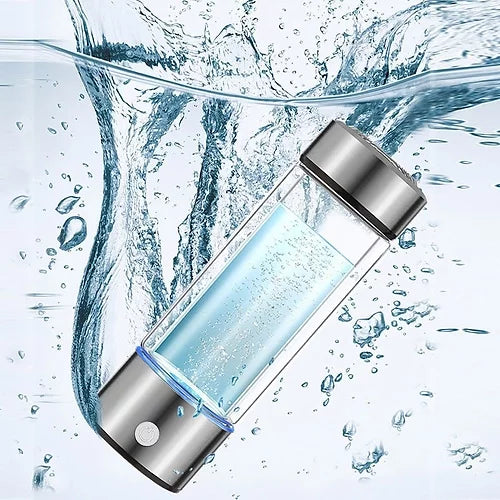 H2 Water Hydrogen Bottle Stainless Electrolysis Ionizer