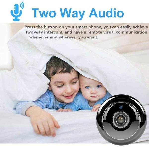 1080P Mini WIFI Camera With Smartphone App and Night Vision Security Cameras