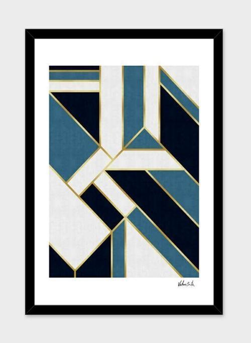 Geometric and golden art V  Frame