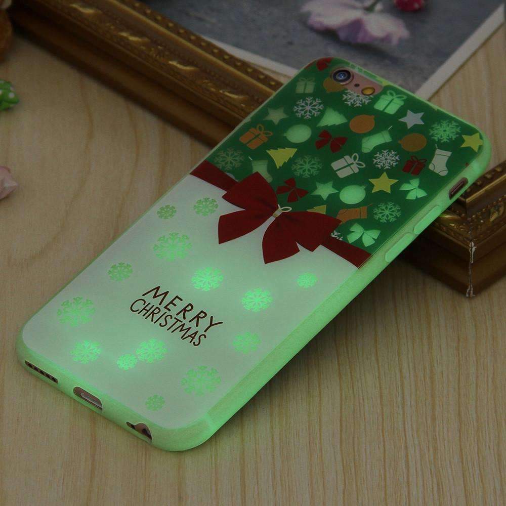 Christmas Luminous Case - Cute Christmas Phone Case For Family And Friends