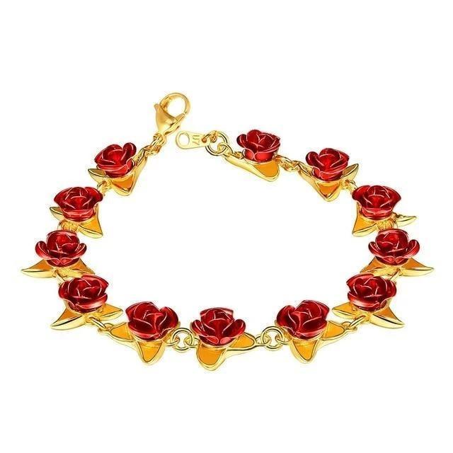 A Dozen Red Roses Bracelet