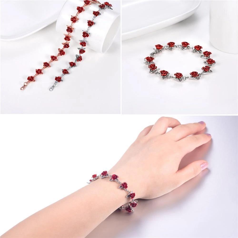 A Dozen Red Roses Bracelet