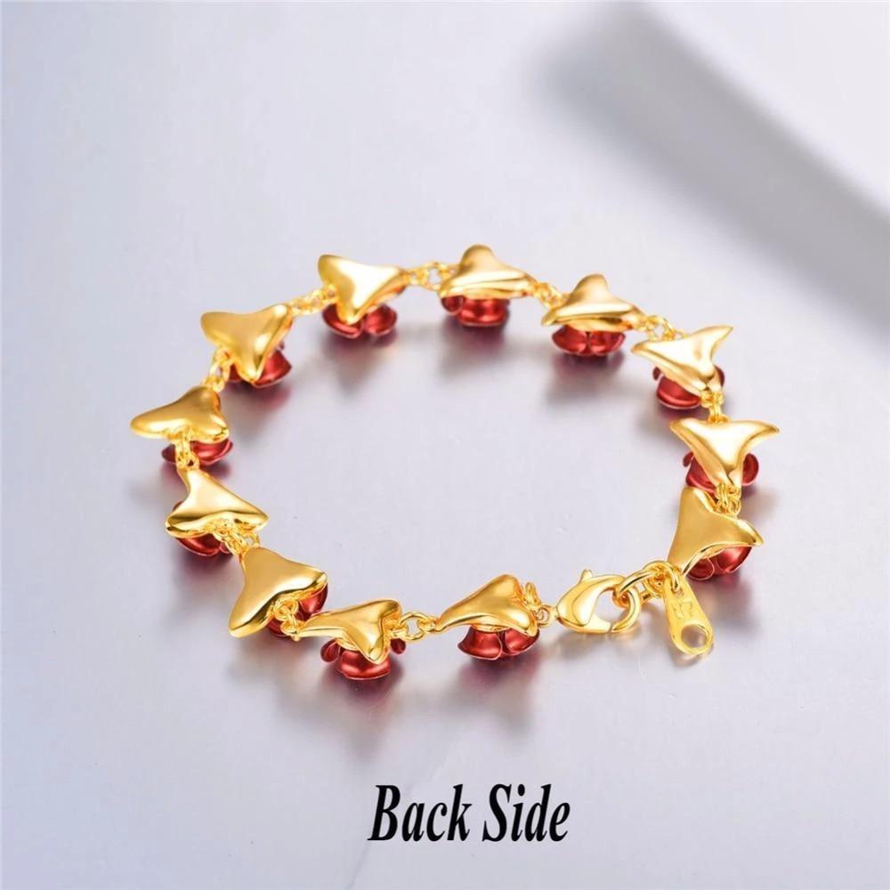 A Dozen Red Roses Bracelet