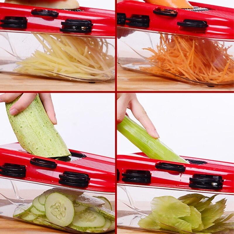 7 Blades Vegetable Mandoline Slicer