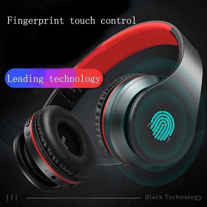 Fingerprint Touch Wireless Bluetooth Headphone