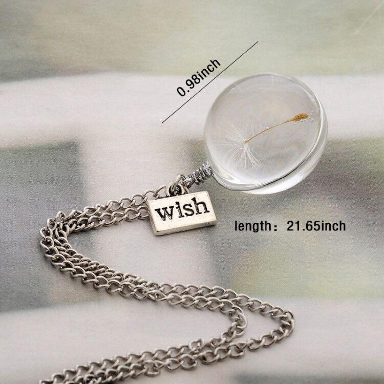 'Wish' Dandelion Necklace