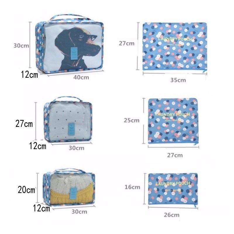 Waterproof Packing Cubes Travel Organiser