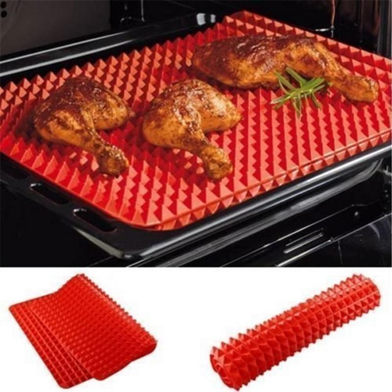 'Pyramid Crisper' Silicone Oven Mat