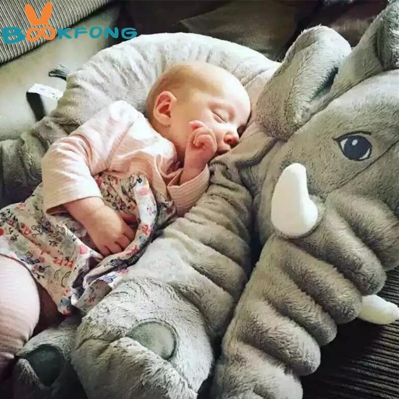 Baby Stuffed Elephant Plush Pillow