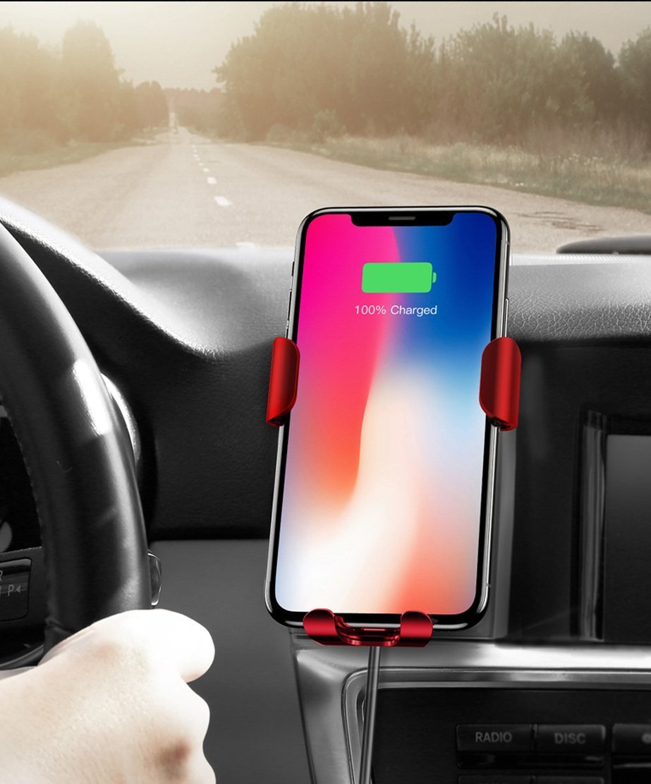 Baseus 2-IN-1 Car Vent Phone Holder & Wireless Charger