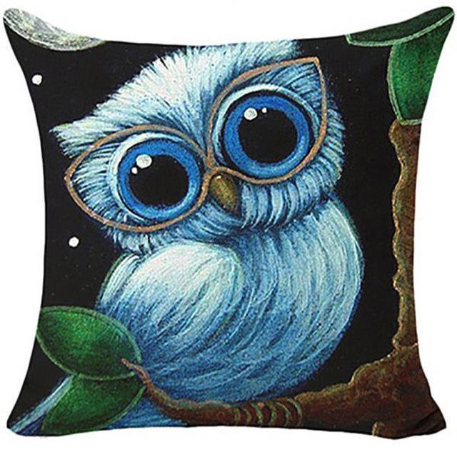 Cute Owl Pattern Pillowcase