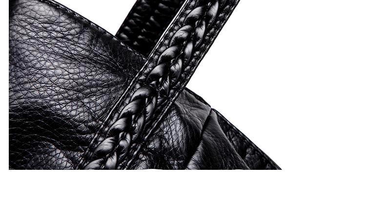 Sisjuly 2018 Black Leather Hobo Bags