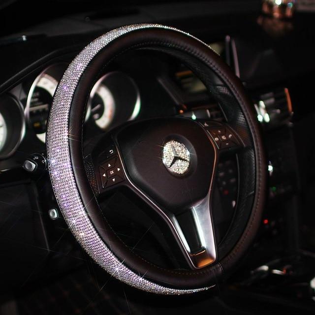 Sparkly Crystal Steering Wheel Cover