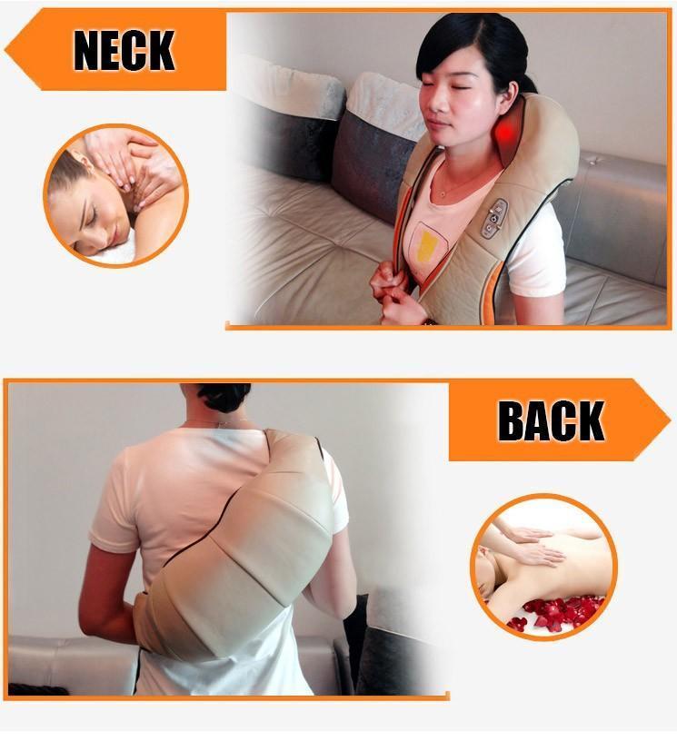 Neck and Back Massager With Heat U Shape Electrical Infrared