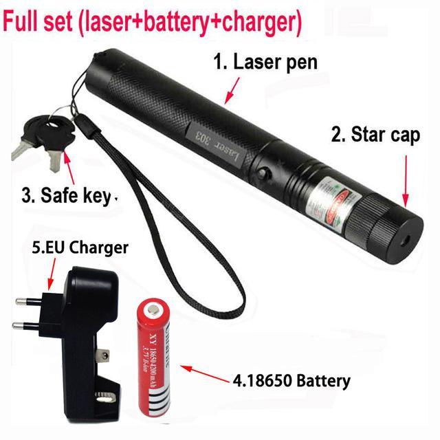 Powerful Laser Pointer With 18650 Battery