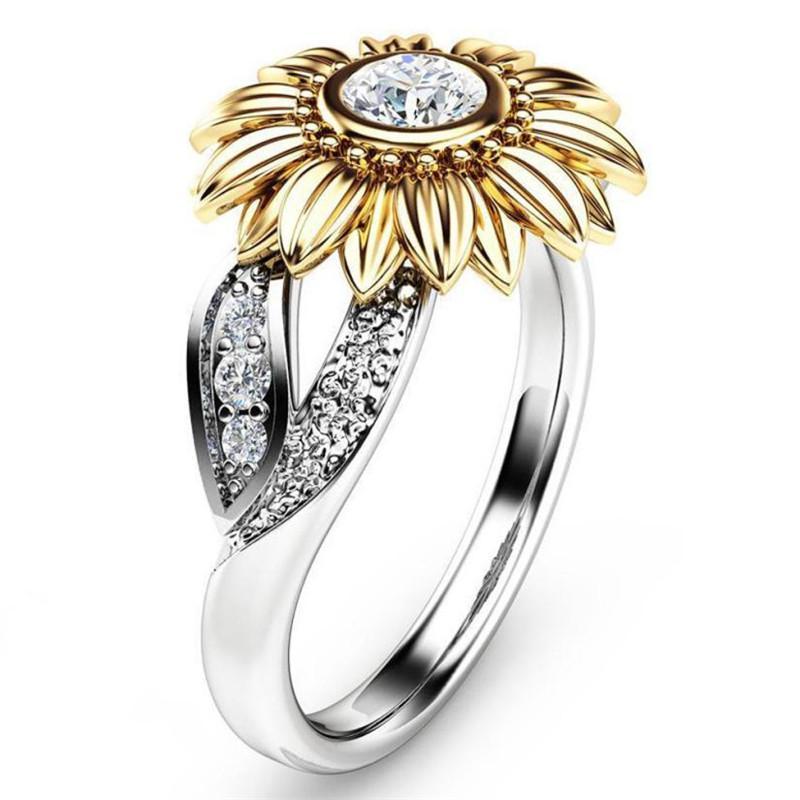 Sunshine Sunflower Ring