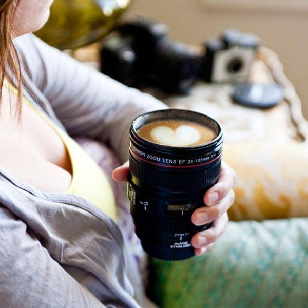 Stainless Steel Travel Coffee Mug for Photographers