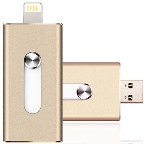 iOS Flash USB Drive - Two-sided Mini Storage Device