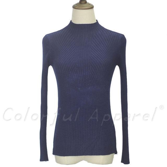 Women Turtleneck Knitted Sweater