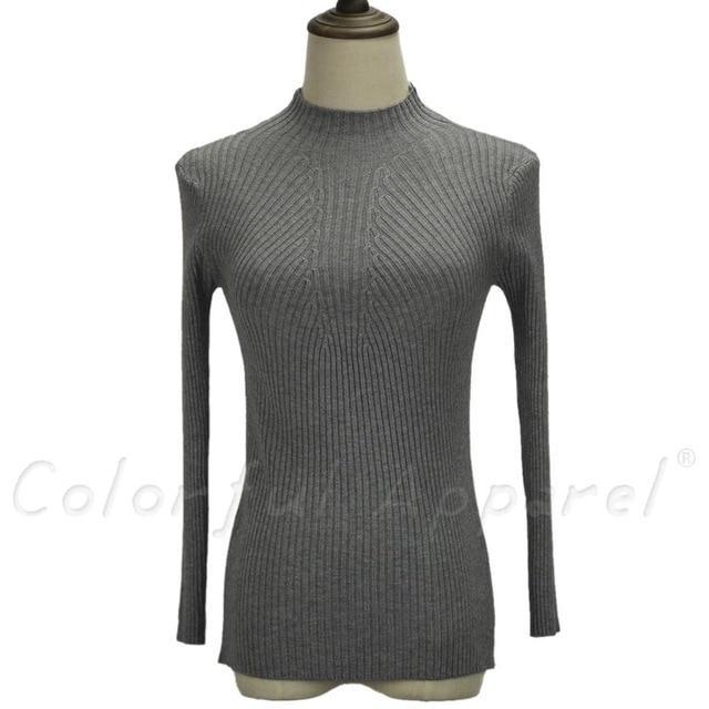 Women Turtleneck Knitted Sweater